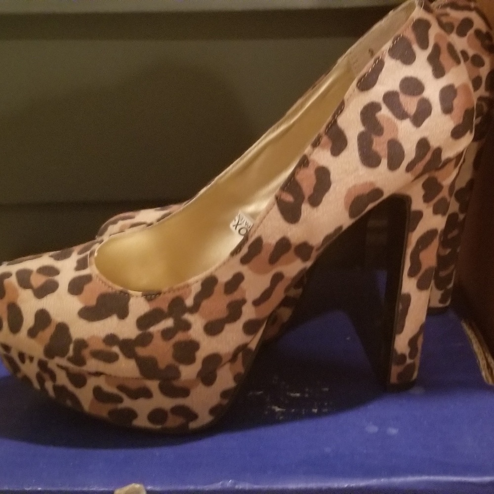 Cheetah print heels